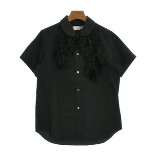 コムデギャルソン(COMME des GARCONS)のCOMME des GARCONS コムデギャルソン カジュアルシャツ S 黒 【古着】【中古】(シャツ/ブラウス(長袖/七分))