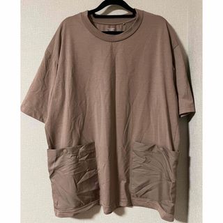 GU - GU ビックTシャツ　ドライ　ポケット　L ブラウン