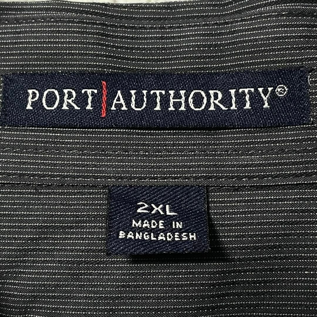 PORT USA古着 ビックサイズ長袖ワークシャツ 刺繍 2XL メンズ メンズのトップス(シャツ)の商品写真