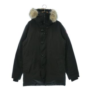 カナダグース(CANADA GOOSE)のCANADA GOOSE カナダグース ダウンジャケット/ダウンベスト M 黒 【古着】【中古】(ダウンジャケット)