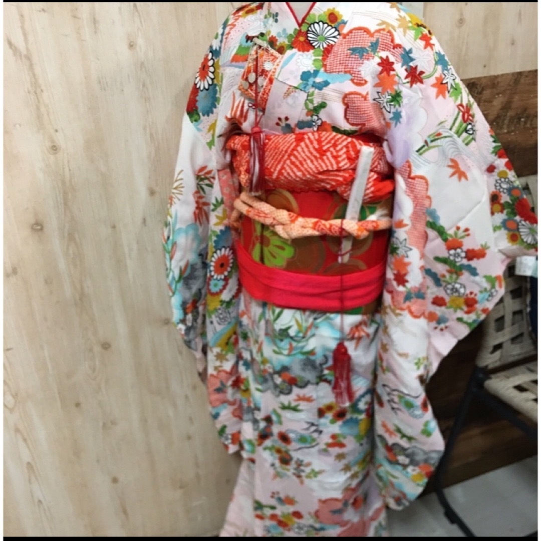 七五三　着物 キッズ/ベビー/マタニティのキッズ服女の子用(90cm~)(和服/着物)の商品写真