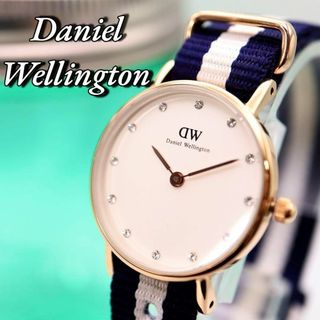 ダニエルウェリントン(Daniel Wellington)の極美品！Daniel Wellington 12Pダイヤ レディース腕時計382(腕時計)