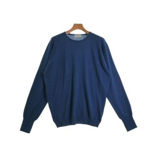 JOHN SMEDLEY - JOHN SMEDLEY ジョンスメドレー ニット・セーター XL 青系 【古着】【中古】