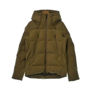 デサント(DESCENTE)のDESCENTE デサント ダウンジャケット/ダウンベスト S ベージュ 【古着】【中古】(ダウンジャケット)