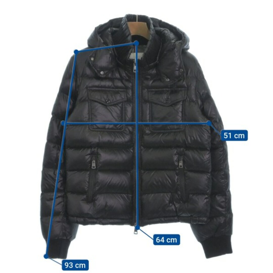 MONCLER(モンクレール)のMONCLER モンクレール ダウンジャケット/ダウンベスト 1(S位) 黒 【古着】【中古】 メンズのジャケット/アウター(ダウンジャケット)の商品写真