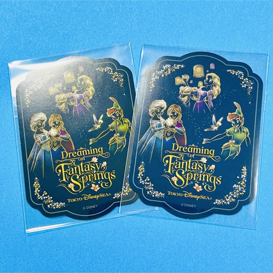 Disney(ディズニー)の記念品　ディズニーシー　ファンタジースプリングス　限定品　シール　ステッカー エンタメ/ホビーのおもちゃ/ぬいぐるみ(キャラクターグッズ)の商品写真