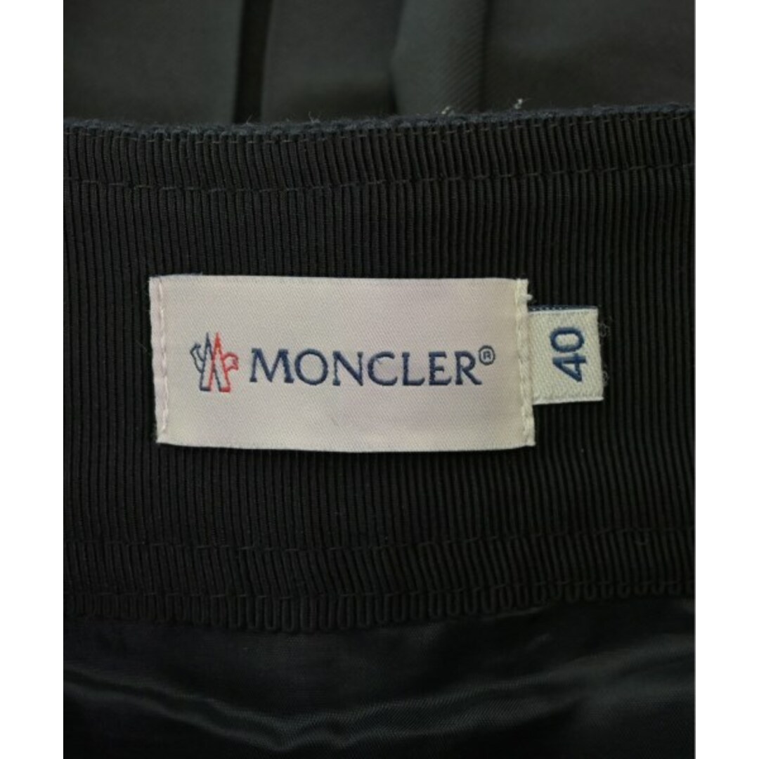 MONCLER(モンクレール)のMONCLER モンクレール ひざ丈スカート 40(M位) 黒 【古着】【中古】 レディースのスカート(ひざ丈スカート)の商品写真