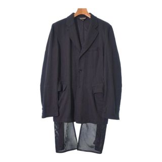 ブラックコムデギャルソン(BLACK COMME des GARCONS)のBLACK COMME des GARCONS カジュアルジャケット XL 黒 【古着】【中古】(テーラードジャケット)