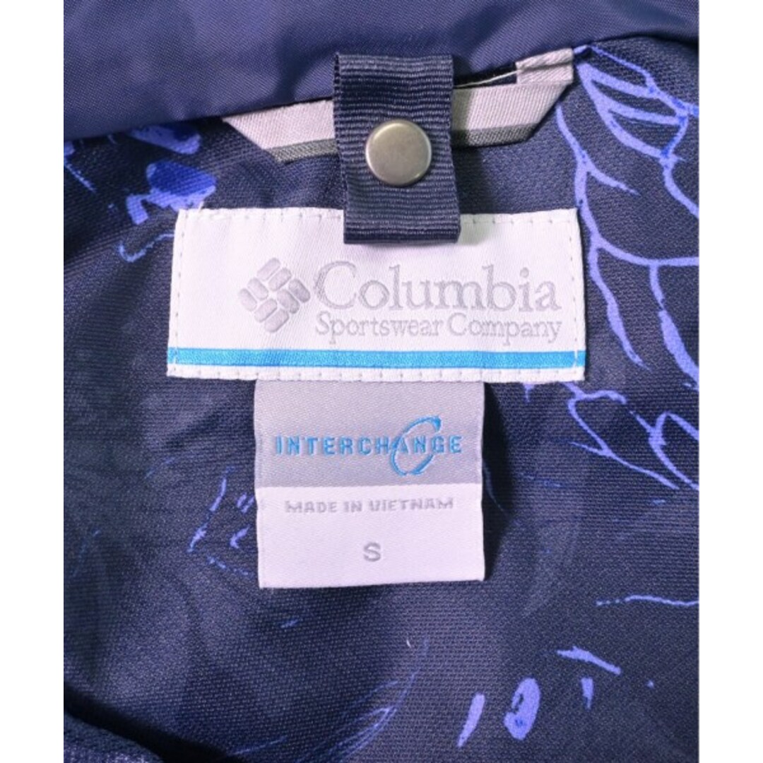 Columbia(コロンビア)のColumbia コロンビア マウンテンパーカー S 紺x青系等(花柄) 【古着】【中古】 メンズのジャケット/アウター(マウンテンパーカー)の商品写真