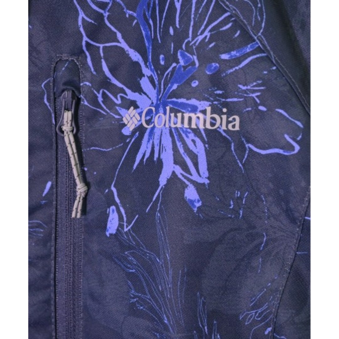 Columbia(コロンビア)のColumbia コロンビア マウンテンパーカー S 紺x青系等(花柄) 【古着】【中古】 メンズのジャケット/アウター(マウンテンパーカー)の商品写真