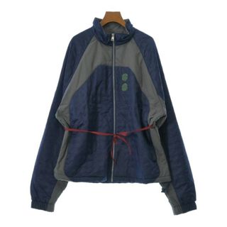 CLOT クロット ブルゾン -(XXL位) 青xグレー 【古着】【中古】(その他)