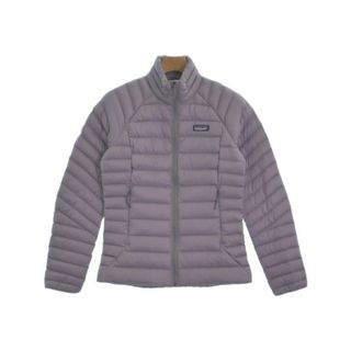 パタゴニア(patagonia)のpatagonia パタゴニア ダウンジャケット/ダウンベスト XS 紫 【古着】【中古】(ダウンジャケット)