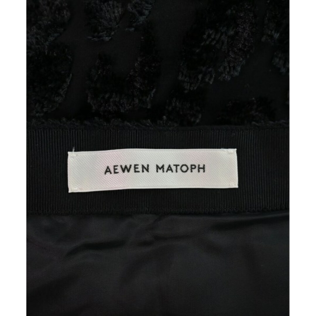 AEWEN MATOPH(イウエンマトフ)のAEWEN MATOPH ロング・マキシ丈スカート 36(S位) 黒(豹柄) 【古着】【中古】 レディースのスカート(ロングスカート)の商品写真