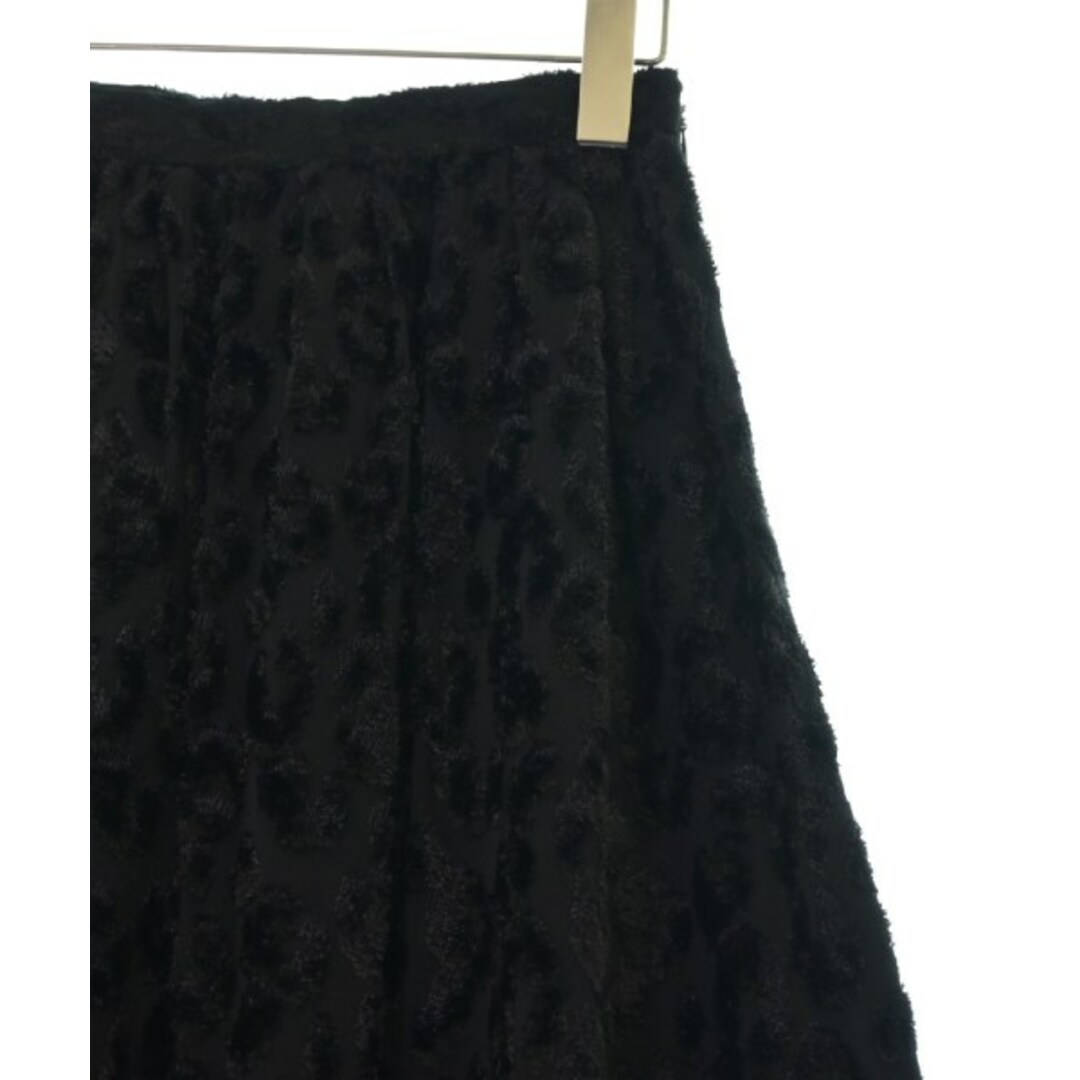 AEWEN MATOPH(イウエンマトフ)のAEWEN MATOPH ロング・マキシ丈スカート 36(S位) 黒(豹柄) 【古着】【中古】 レディースのスカート(ロングスカート)の商品写真
