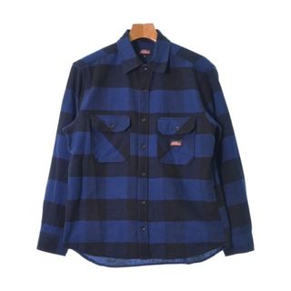 ディッキーズ(Dickies)のDickies ディッキーズ カジュアルシャツ M 青x黒(チェック) 【古着】【中古】(シャツ)