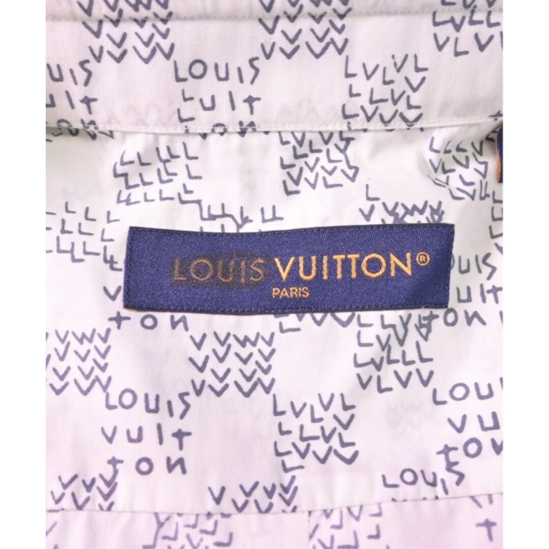 LOUIS VUITTON(ルイヴィトン)のLOUIS VUITTON ルイヴィトン カジュアルシャツ XL 白(総柄) 【古着】【中古】 メンズのトップス(シャツ)の商品写真