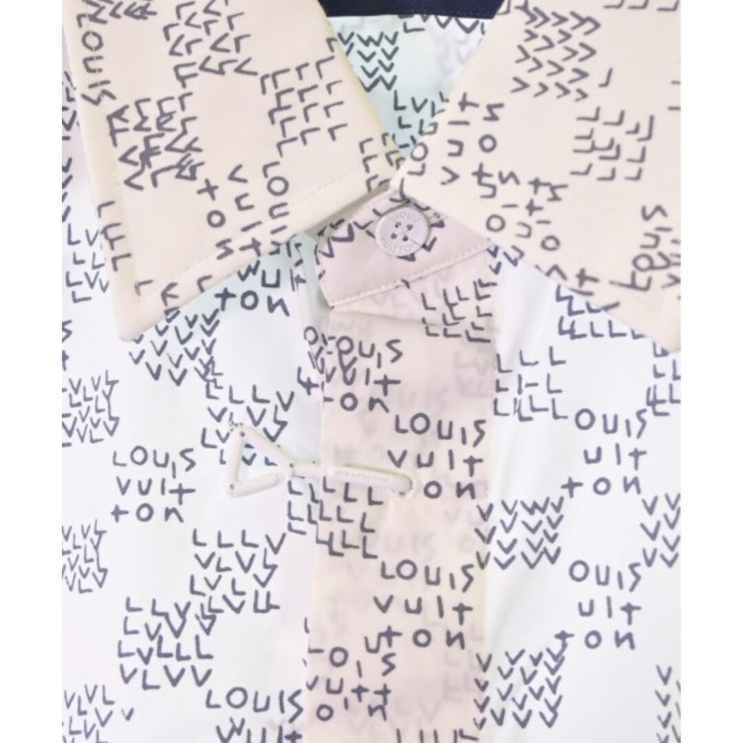 LOUIS VUITTON(ルイヴィトン)のLOUIS VUITTON ルイヴィトン カジュアルシャツ XL 白(総柄) 【古着】【中古】 メンズのトップス(シャツ)の商品写真