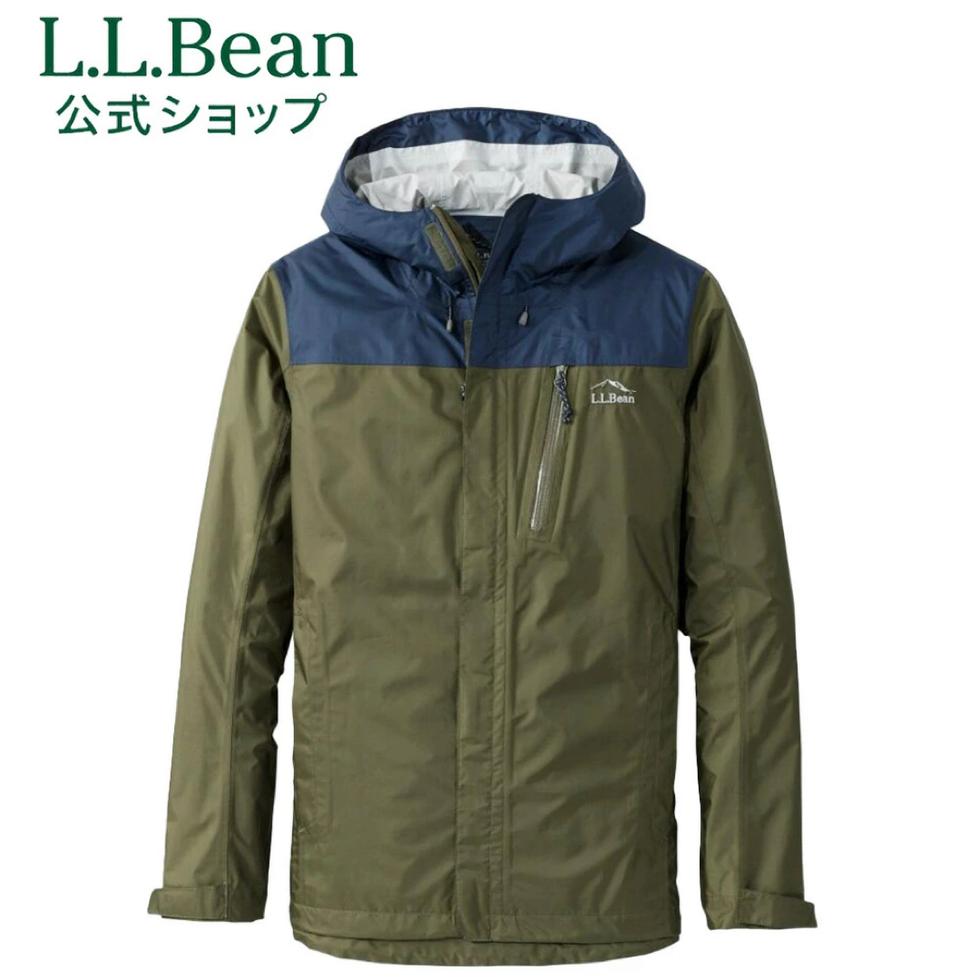 L.L.Bean(エルエルビーン)のS新品未開封エルエルビーントレイルモデルレインジャケットマウンテンパーカー防水 メンズのジャケット/アウター(マウンテンパーカー)の商品写真