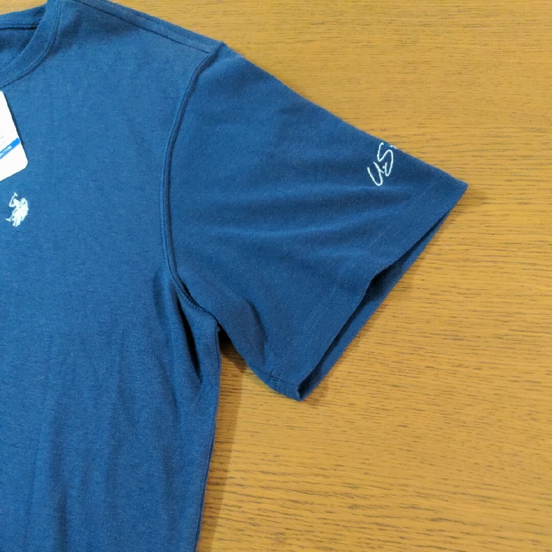 U.S. POLO ASSN.(ユーエスポロアッスン)のW☆新品☆U.S.POLO ASSN.☆半袖Ｔシャツ☆5L☆男性用☆ダークブルー メンズのトップス(Tシャツ/カットソー(半袖/袖なし))の商品写真