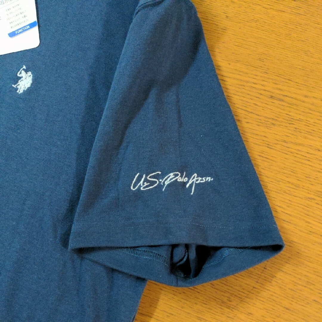 U.S. POLO ASSN.(ユーエスポロアッスン)のW☆新品☆U.S.POLO ASSN.☆半袖Ｔシャツ☆5L☆男性用☆ダークブルー メンズのトップス(Tシャツ/カットソー(半袖/袖なし))の商品写真