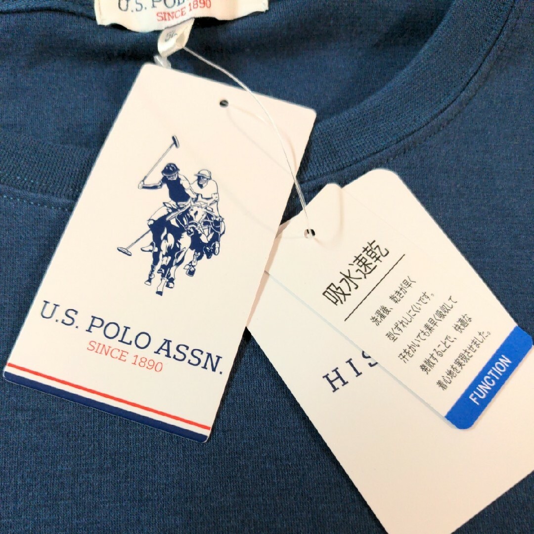 U.S. POLO ASSN.(ユーエスポロアッスン)のW☆新品☆U.S.POLO ASSN.☆半袖Ｔシャツ☆5L☆男性用☆ダークブルー メンズのトップス(Tシャツ/カットソー(半袖/袖なし))の商品写真