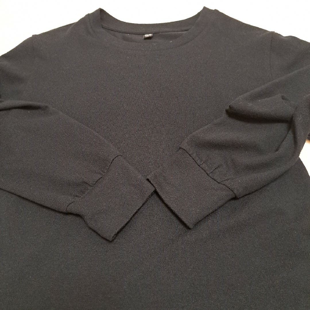 UNIQLO(ユニクロ)のUNIQLO　黒色　セーター　Mサイズ レディースのトップス(ニット/セーター)の商品写真