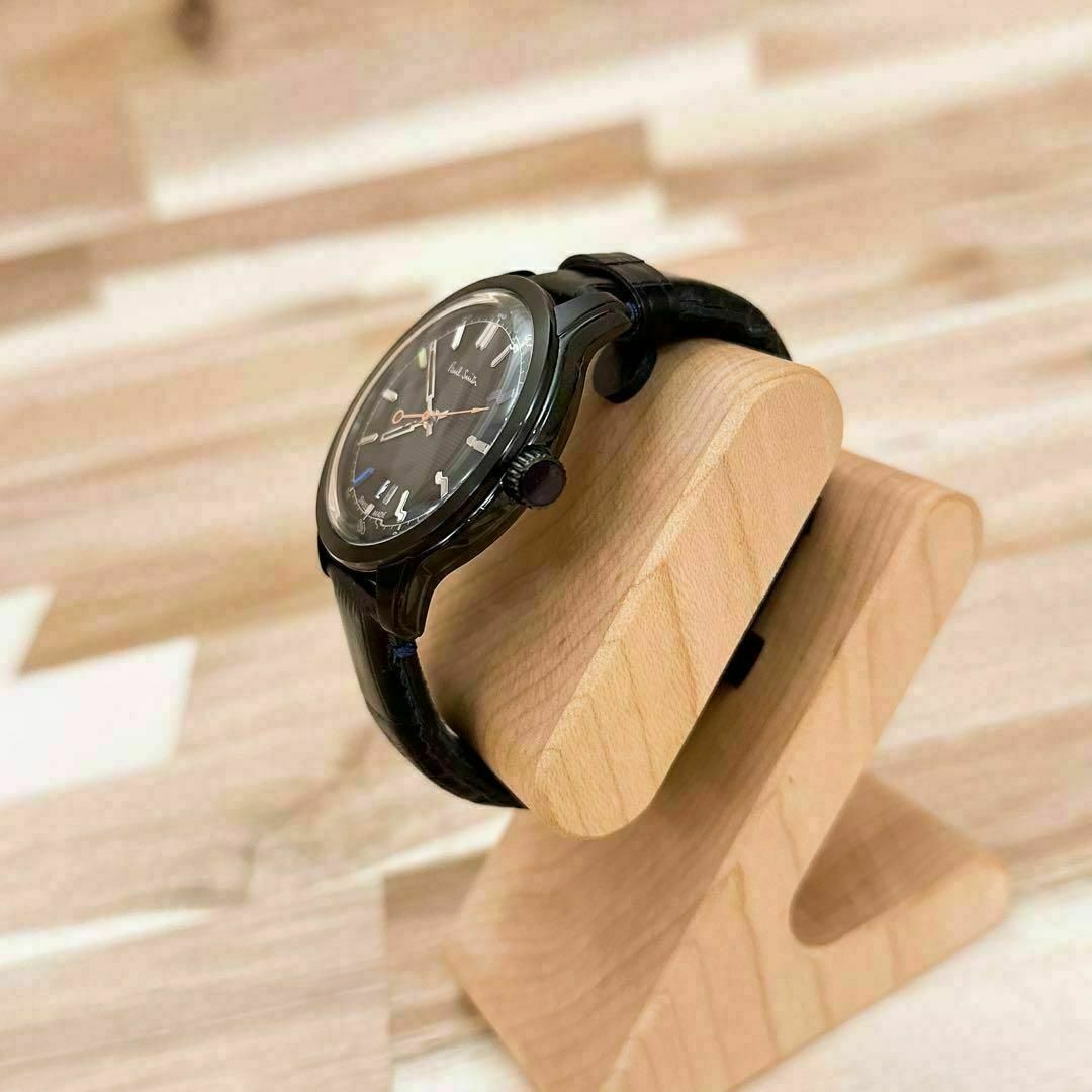 Paul Smith(ポールスミス)の稀少カラー【ポールスミス】ケンブリッジ 腕時計 ブティックモデル 黒×カーキ メンズの時計(腕時計(アナログ))の商品写真