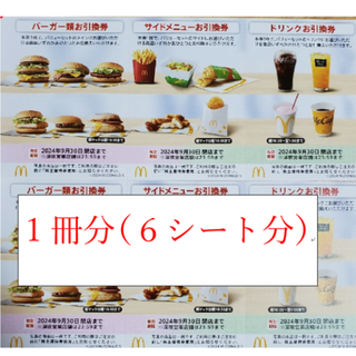 マクドナルド株主優待　1冊分