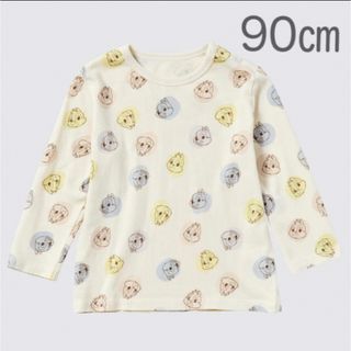 ユニクロ(UNIQLO)の【新品未使用】ユニクロ ベビー チップとデールグラフィックTシャツ 90(Tシャツ/カットソー)