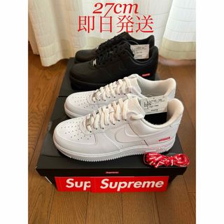 Supreme - ナイキ　シュプリーム　エアフォース1  27cm 白黒セット