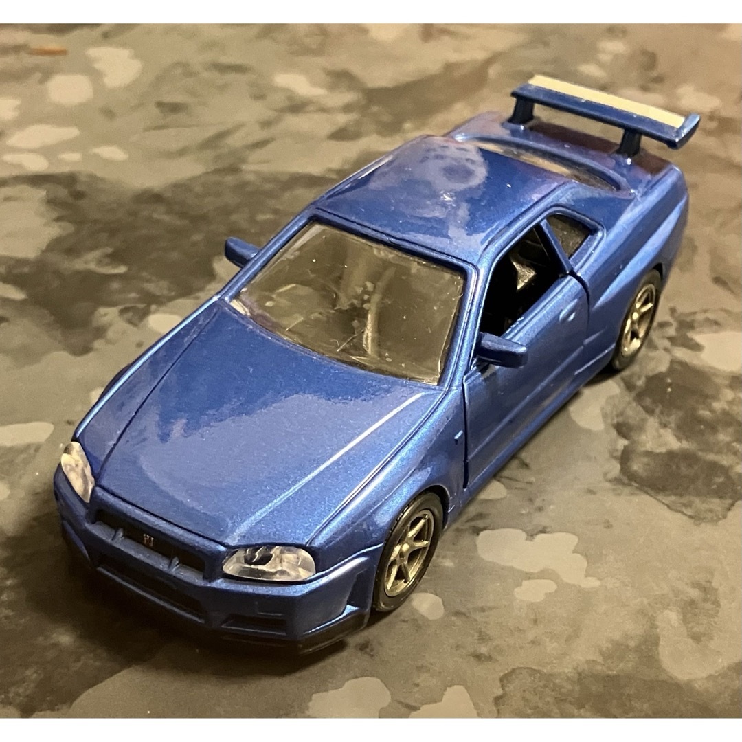 EPOCH(エポック)の【日本製】ミニカー 1/43 日産 スカイライン GT-R R34 MTECH  エンタメ/ホビーのおもちゃ/ぬいぐるみ(ミニカー)の商品写真