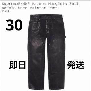 Supreme - Sup  MM6 Foil Double Knee Painter Pant 黒