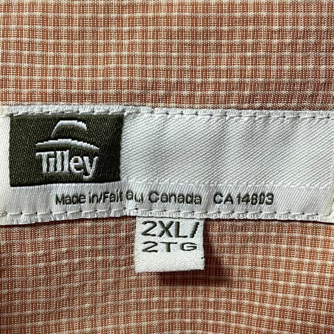 TILLEY USA古着 ビックサイズ 長袖チェックシャツ 2XL メンズ メンズのトップス(シャツ)の商品写真