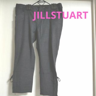 JILLSTUART - ジルスチュアート　レディース　パンツ　七分丈　レースアップ　黒　ブラック