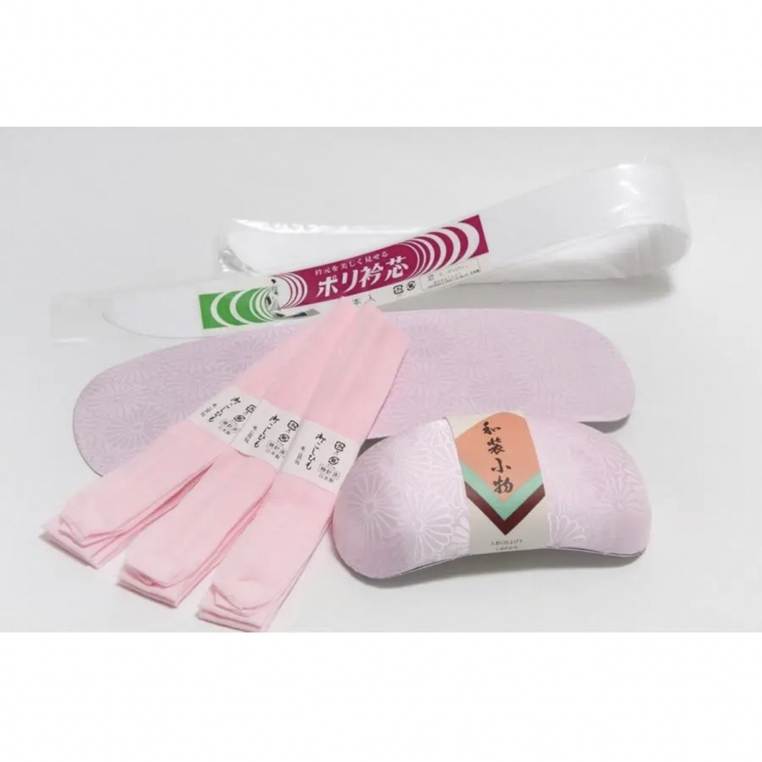 着付けセット 日本製 和装 7点 ピンク 帯枕 前板 前芯 衿芯 着物小物 レディースの水着/浴衣(着物)の商品写真