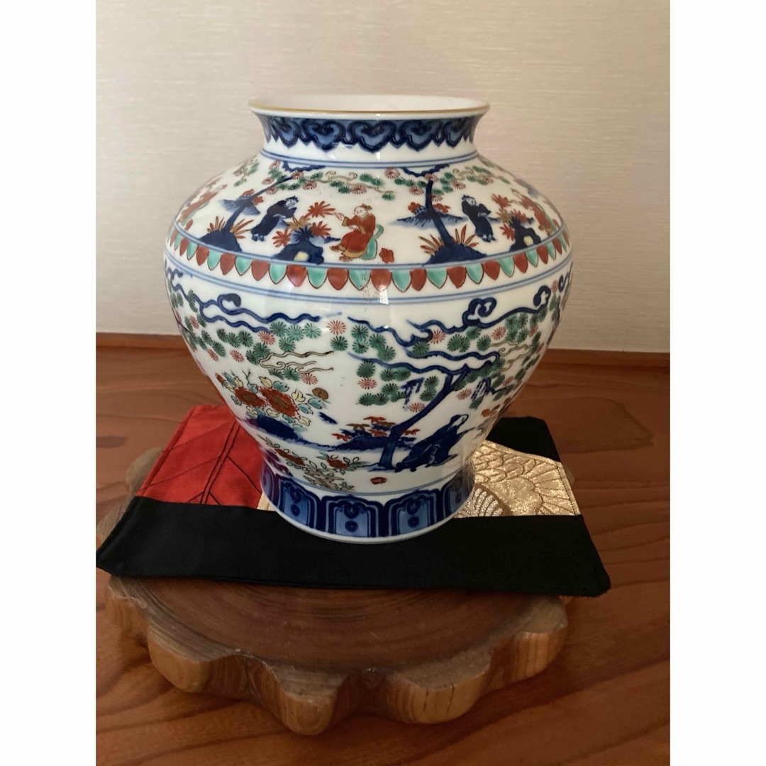 未使用品 有田焼 哲山作 額皿 直径約45cm やわらかく 大皿 伝統 未使用品 有田焼 哲山作 額皿 直径約45cm やわらかく 大皿 伝統