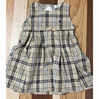 新品 POLO baby チェック　ワンピース　サイズ95(ワンピース)