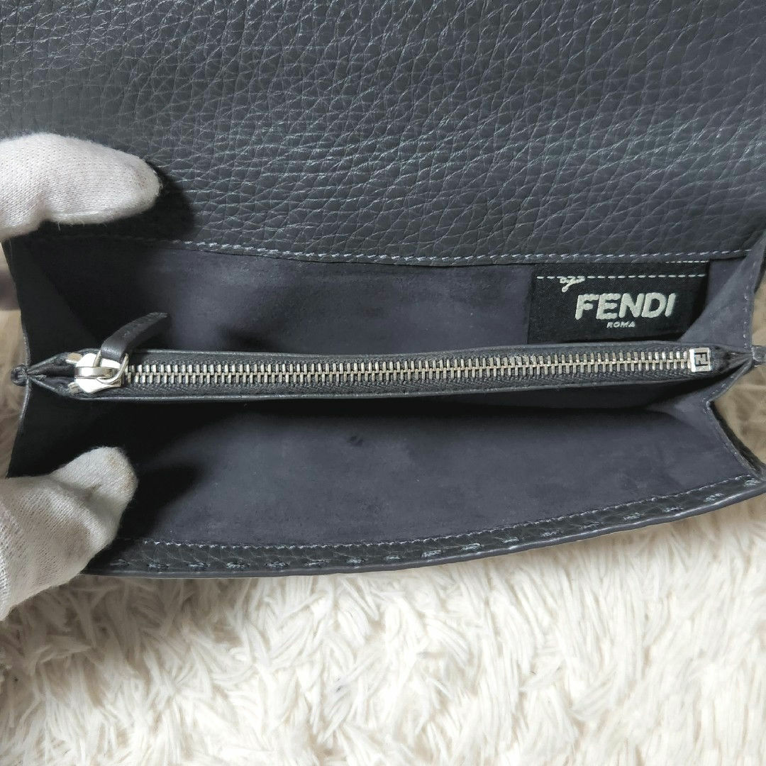 FENDI(フェンディ)の付属品付き FENDI フェンディ ピーカブー 長財布 折り財布 ターンロック レディースのファッション小物(財布)の商品写真