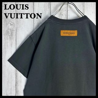 LOUIS VUITTON - ルイヴィトン☆バックロゴ入りTシャツ インサイドアウト くすみグレー 入手困難