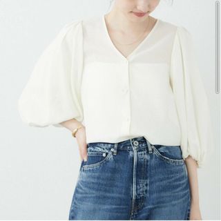 プラージュ(Plage)の〈専用〉Sheer ギャザースリーブブラウス(シャツ/ブラウス(半袖/袖なし))