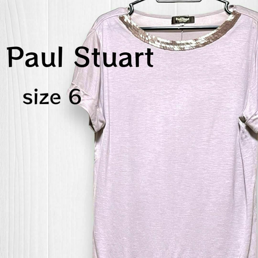 Paul Stuart(ポールスチュアート)のPaul Stuart ポールスチュアート レディース カットソー 半袖 M レディースのトップス(カットソー(半袖/袖なし))の商品写真