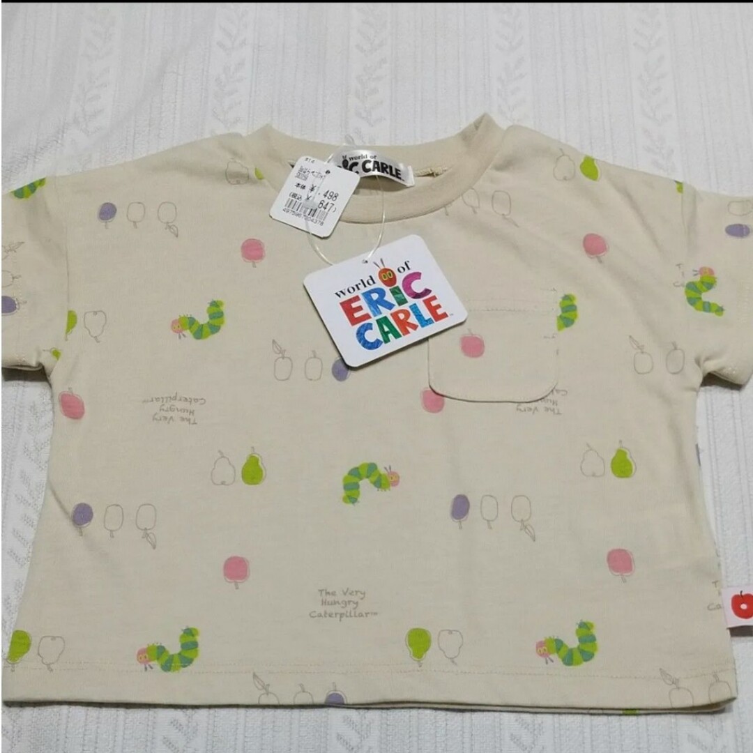 ERIC CARLE(エリックカール)のはらぺこあおむし キッズ/ベビー/マタニティのベビー服(~85cm)(Ｔシャツ)の商品写真