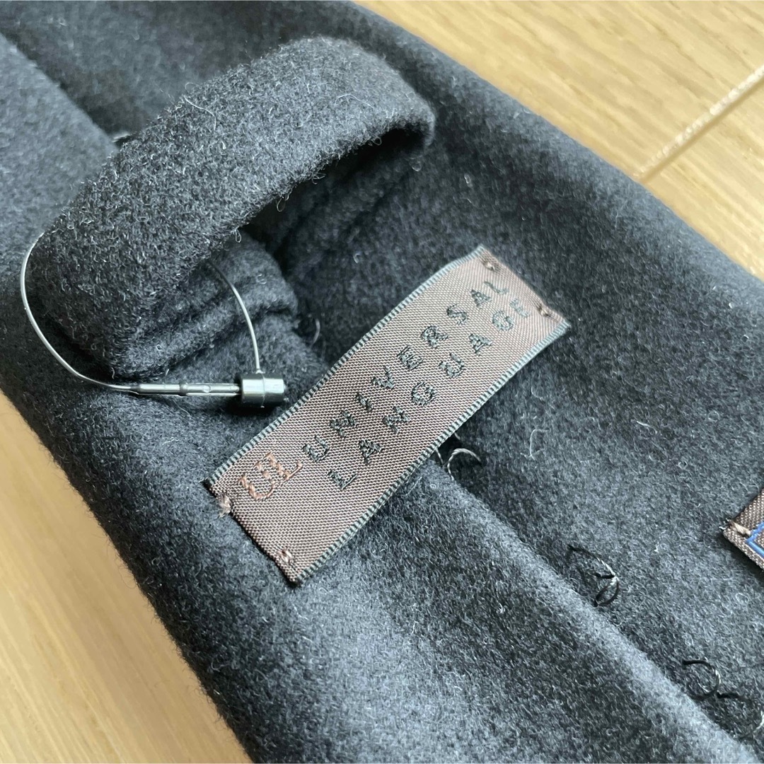 THE SUIT COMPANY(スーツカンパニー)のカノニコ社生地　ユニバーサルランゲージ　織柄ネクタイ新品　ブラック メンズのファッション小物(ネクタイ)の商品写真