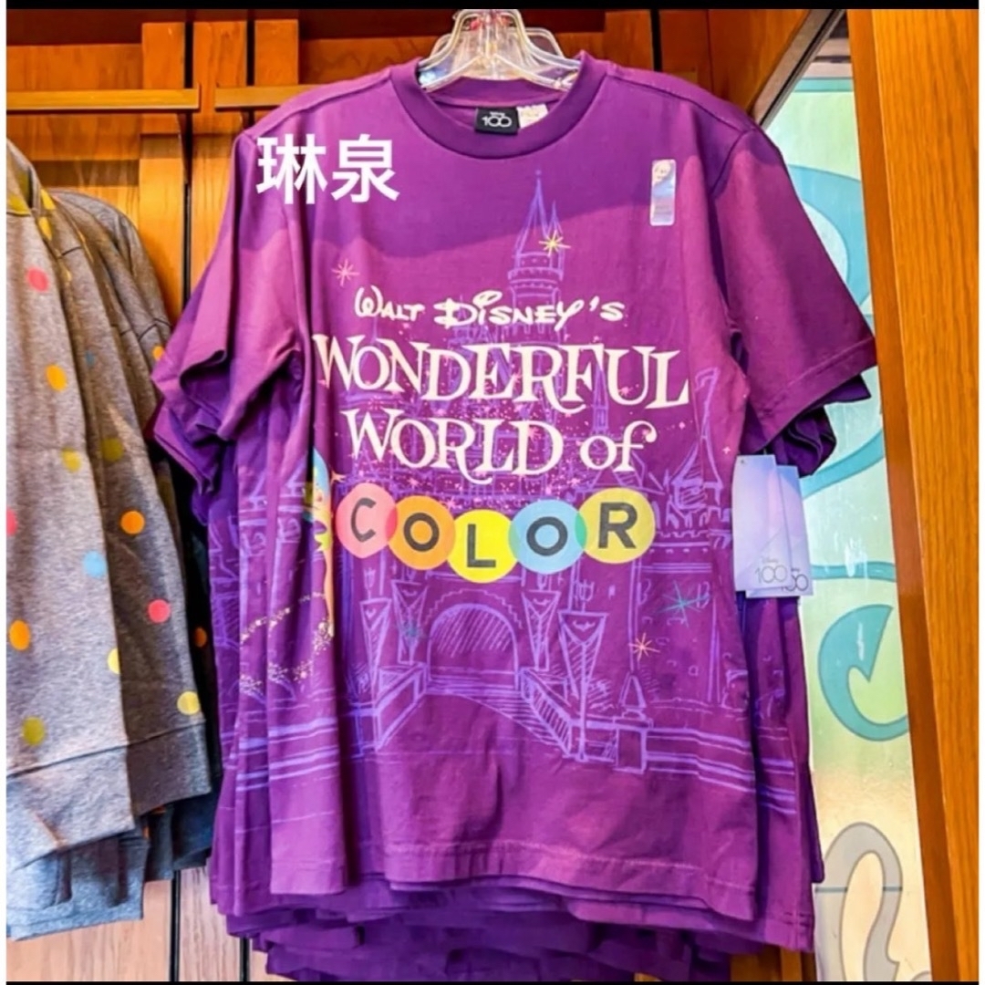 Disney(ディズニー)のディズニー ティンカーベル 半袖 Tシャツ パープル M Disney100   レディースのトップス(Tシャツ(半袖/袖なし))の商品写真