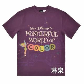 ディズニー(Disney)のディズニー ティンカーベル 半袖 Tシャツ パープル M Disney100  (Tシャツ(半袖/袖なし))