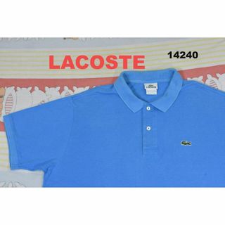 ラコステ ポロシャツ 12340 綿100％ 水色 LACOSTE 00 80