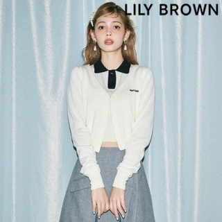 リリーブラウン(Lily Brown)のLILY BROWN ✖️MARY QUANT ニットアンサンブル 長袖 (カーディガン)