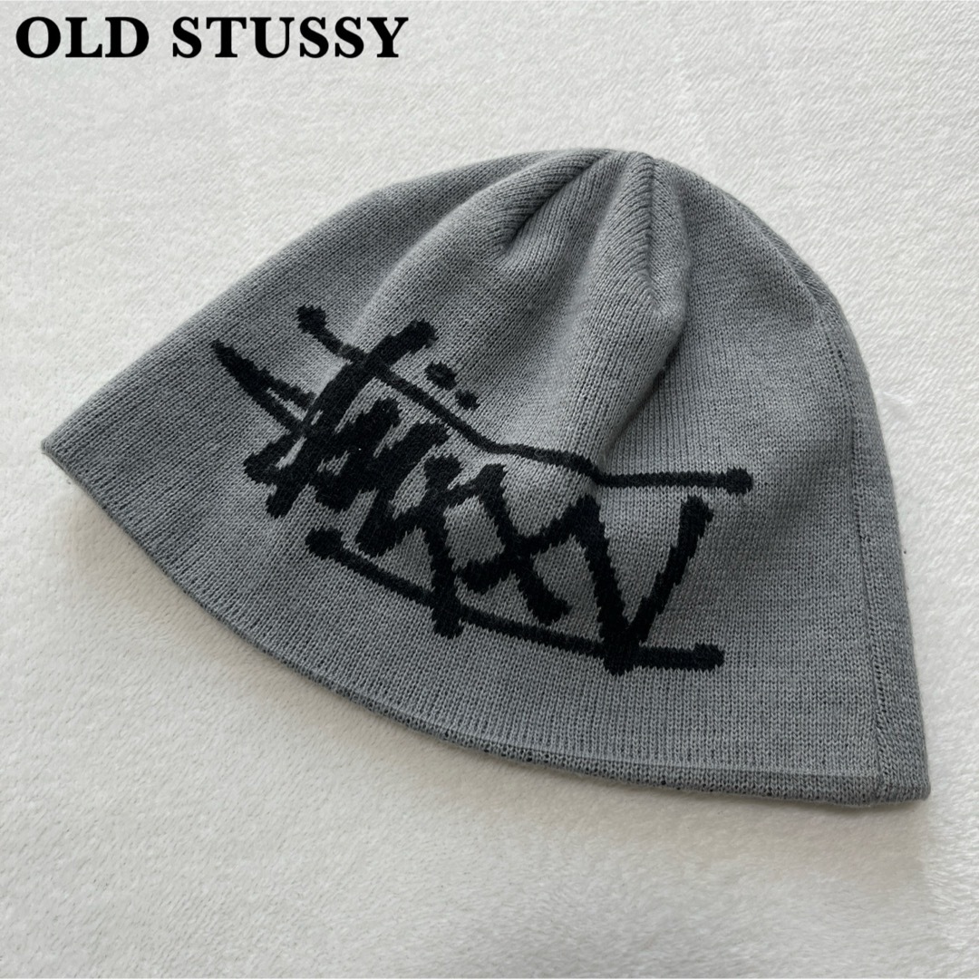 STUSSY(ステューシー)の【25周年限定】希少 OLD STUSSY オールドステューシー ビーニー メンズの帽子(キャップ)の商品写真