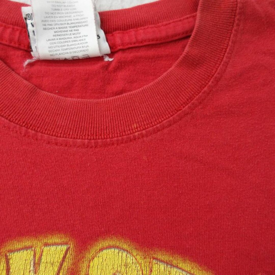 古着 半袖 ビンテージ Tシャツ キッズ ボーイズ 子供服 00年代 00s m&ms コットン クルーネック 赤 レッド 24apr17 キッズ/ベビー/マタニティのベビー服(~85cm)(シャツ/カットソー)の商品写真