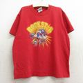 古着 半袖 ビンテージ Tシャツ キッズ ボーイズ 子供服 00年代 00s m&ms コットン クルーネック 赤 レッド 24apr17